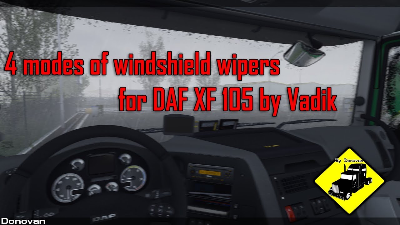 4 modes of windshield wipers v2 ETS 2