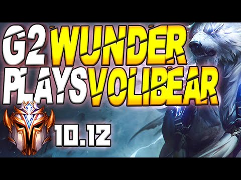 G2 Wunder Plays Volibear vs Mordekaiser Top Lane - 10.12