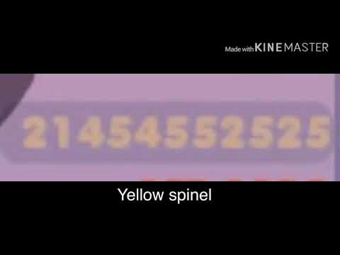 Gemsona maker spinel codes