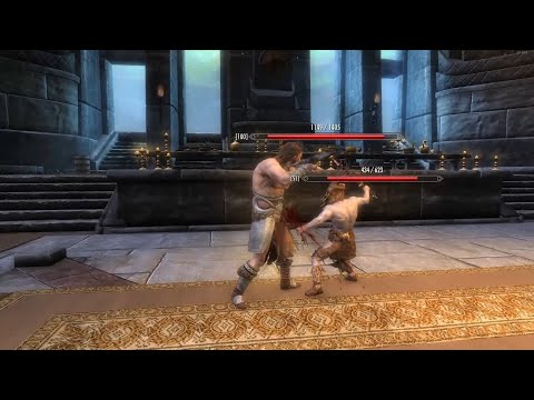 Skyrim Battles - Tsun vs. Briarheart, Miraak, The Ebony Warrior, and more