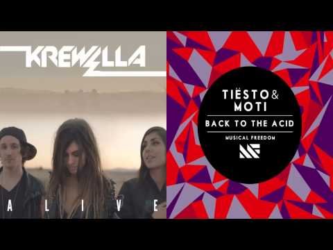 Krewella vs. Tiesto & MOTi - Back To Alive (Zaccfear Trashup)