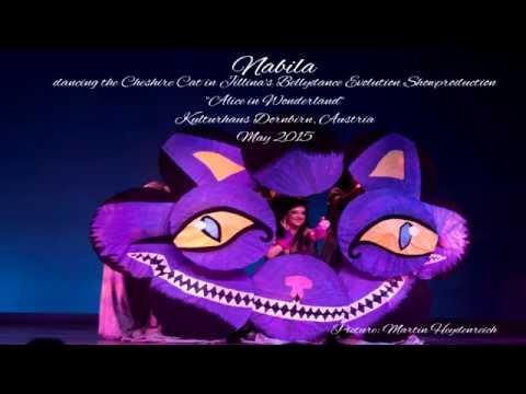 Nabila Bellydance: Cheshire Cat in "Alice in Wonderland" Bellydance Evolution