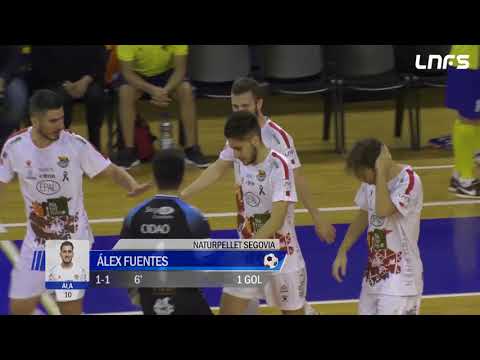 Gol Álex Fuentes (1-1) Gran Canaria - Naturpellet Segovia. J24, 1Div. LNFS