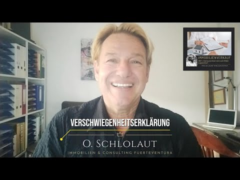 100% Vertraulichkeit wird schriftlich garantiert - Immobilienmakler O. Schlolaut auf Fuerteventura