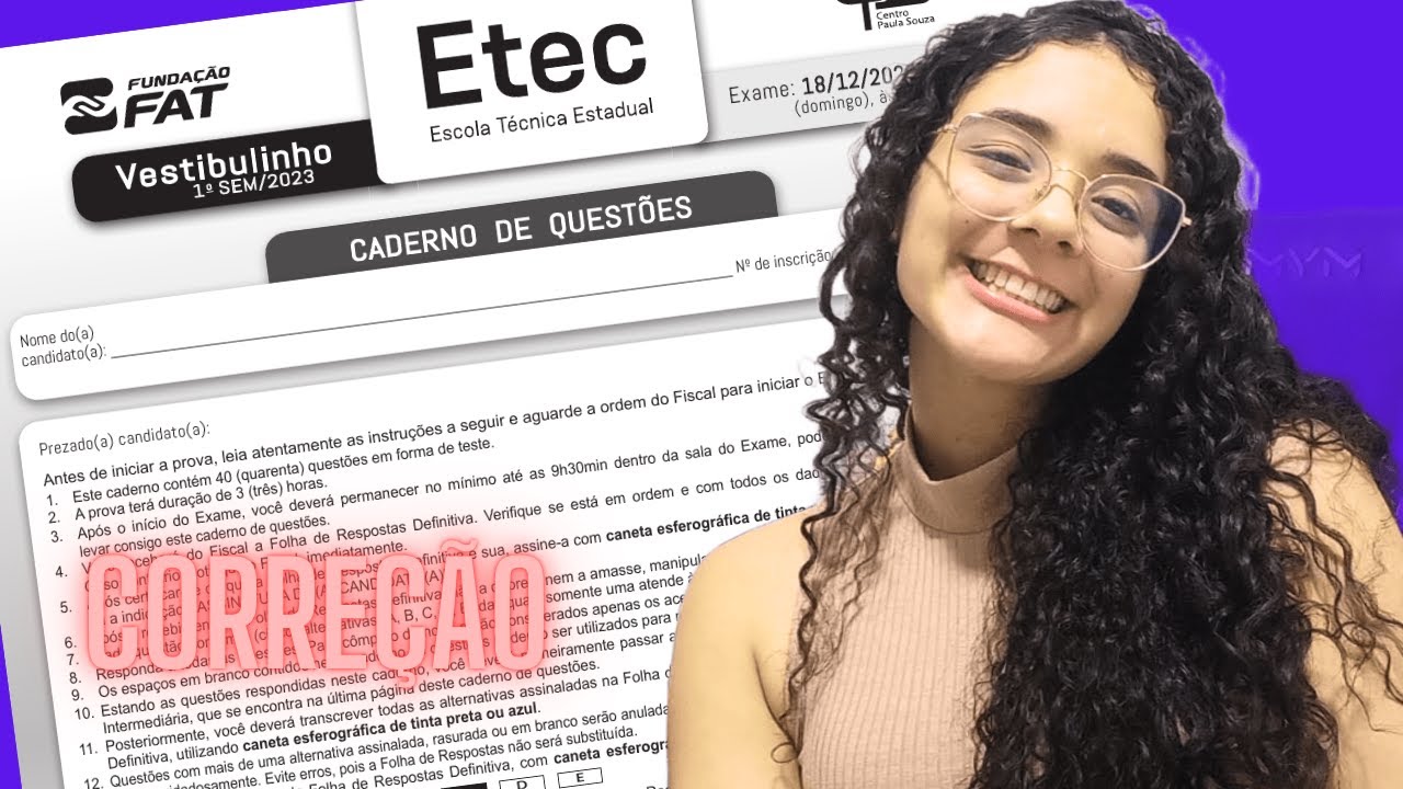 CORREÇÃO ETEC 2025: GABARITO