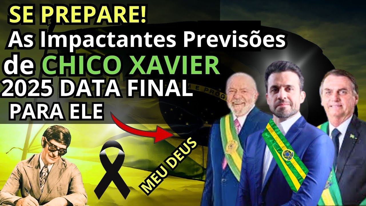 Se Prepare: As Impactantes Previsões de Chico Xavier para o Destino do Brasil em 2025