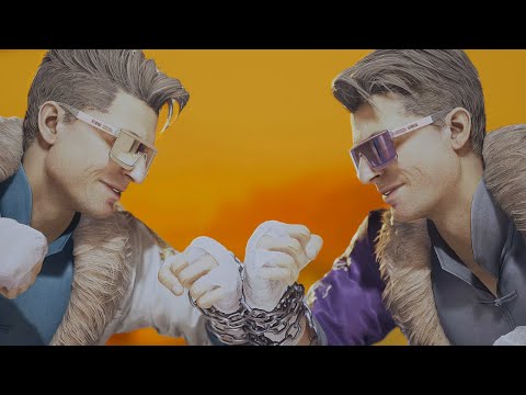 Johnny Cage Funniest Pre-Fight Lines Versus Himself!