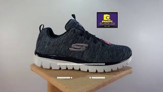 SKECHERS ORIGINAL GRACEFUL TWISTED FORTUNE SNEAKERS SHOES BNIB 12614NVBL dinda2011