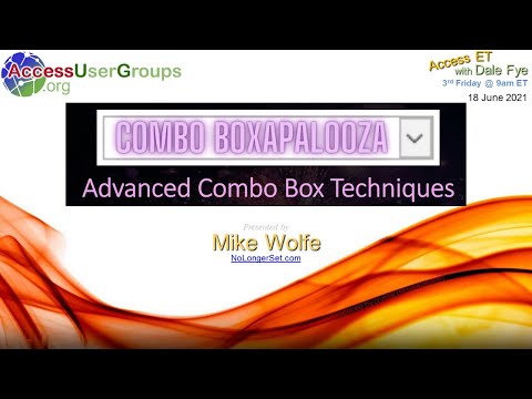 ET: Combo Boxapalooza - Advanced Combo Box Techniques, by  Mike Wolfe