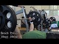 【Chest Day】ハイボリューム(10×10)でベンチプレス!!