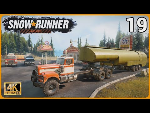 Completed 'Pipe Dream' | SnowRunner Hard Mode #19 [PS5 4K]