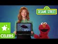 Sesame Street Elmo And Christina Hendricks Discuss Technology