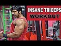INSANE WORKOUT FOR TRICEPS | SIZE GAIN WORKOUT FOR TRICEPS