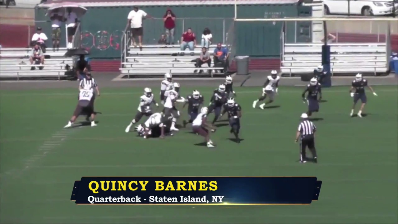 Quincy Barnes - Curtis Quarterback - Highlights