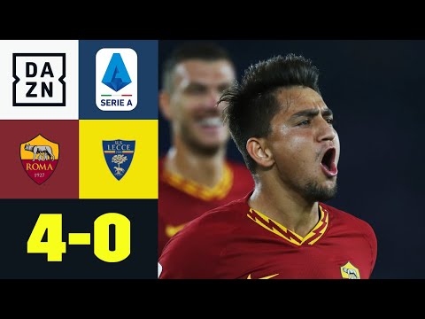 Cengiz Ünder eröffnet Römer Torspektakel: AS Rom - US Lecce 4:0 | Serie A | DAZN Highlights