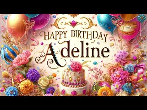 Adeline: Happy Birthday Song for Adeline