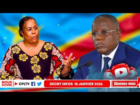 DECRY INFO 18.1.26,ENLEVEMENT A.MINAKU, COMME PREVU... LISETTE KABANGA,LES PLEURS DU PERE D SN FILS