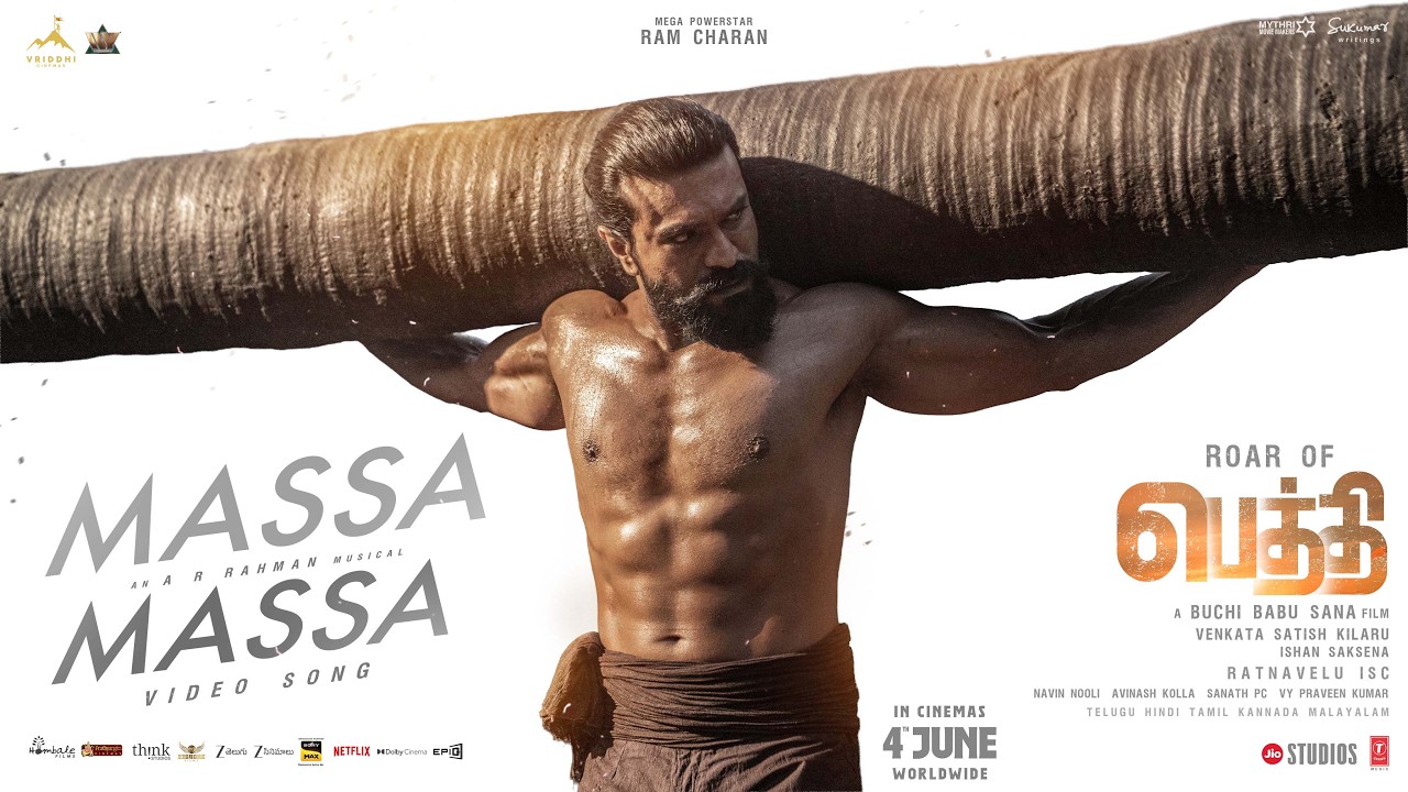 Massa Massa Song Lyrics | Peddi Tamil | Adithya R K, Chorus