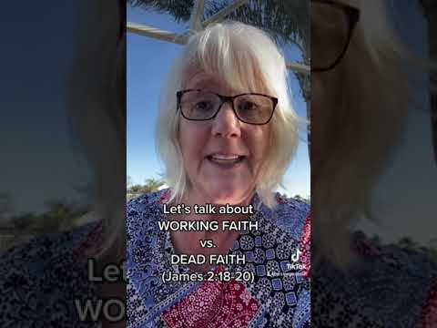 Let’s talk about WORKING FAITH vs. DEAD FAITH (James 2:18-20)￼