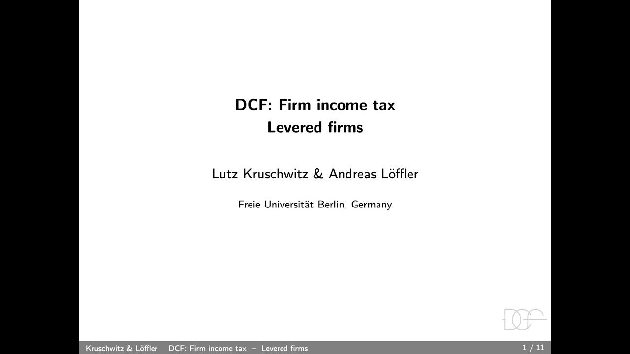 Thumbnail for Levered Firms
