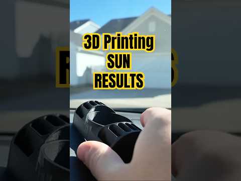PLA vs ABS vs PETG Car Parts Sun Test Showdown