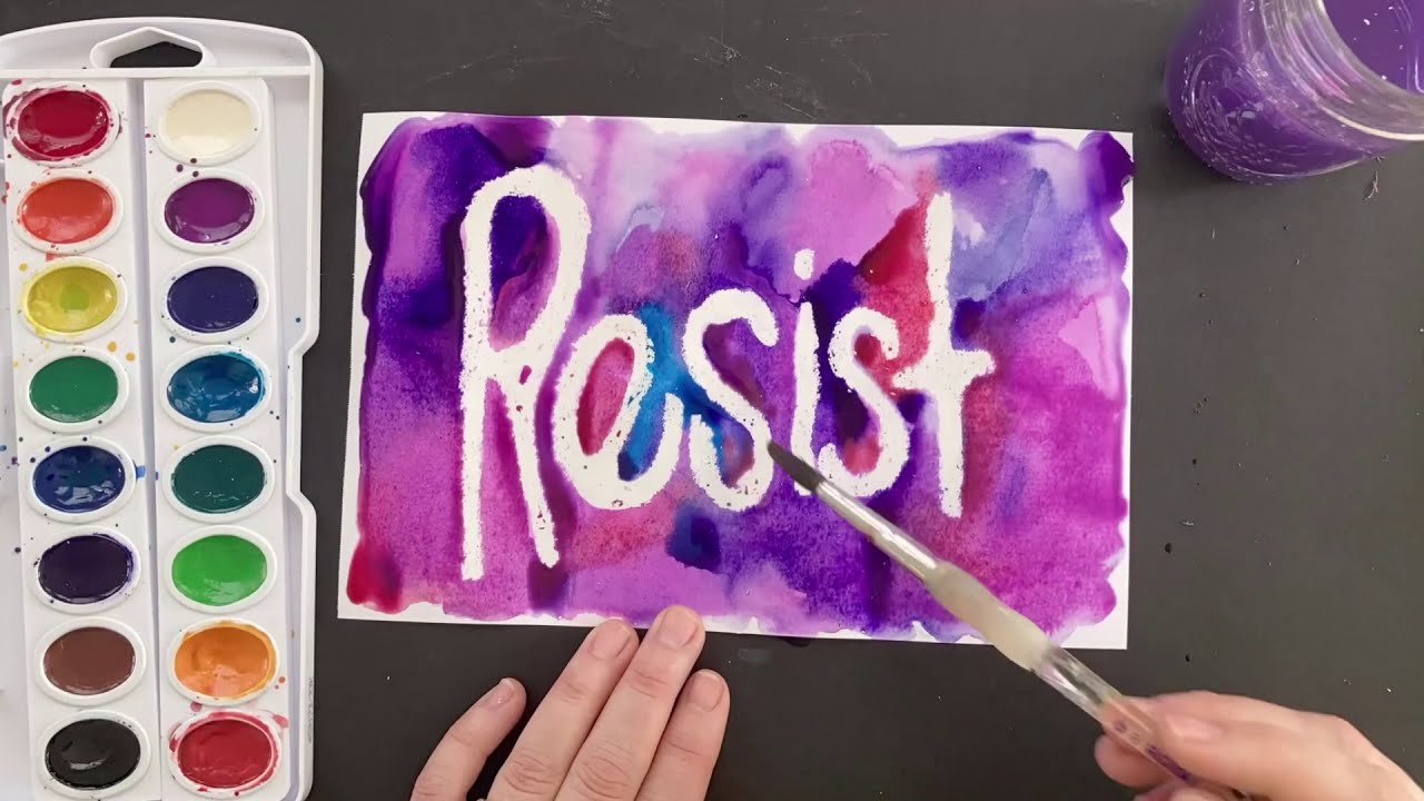 How to use Resist Techniques in your Art