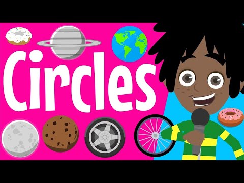 Circles Are Everywhere! Fun & Funky 2D Shape Song to Learn Circles for Kids