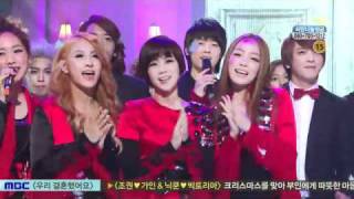 SNSD with All [Jingle Bell Rock] (101225) Music Core