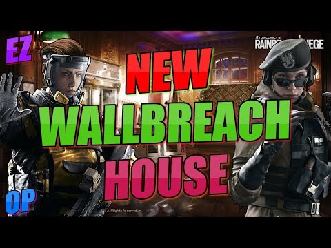 NEW WALLBREACH ON  HOUSE SPAWNPEEK GLITCH (NEVER LOSE) - Rainbow Six Siege Glitches