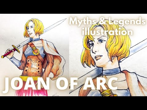 JOAN OF ARC | illustrator's thoughts on the legendary warrior