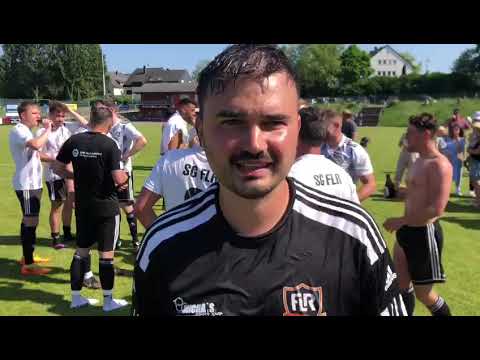Louis Welter, SG Fell/Longuich/Riol, nach dem 2:1 gegen Trassem II und dem Aufstieg in die A-Liga