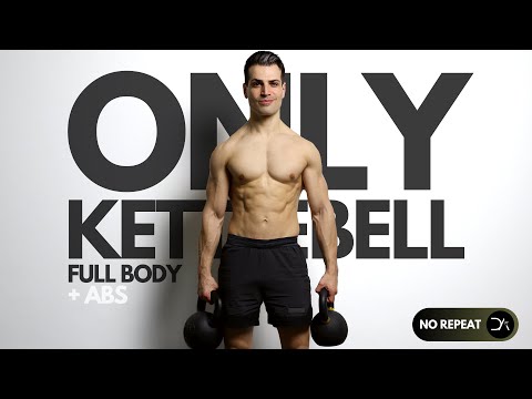 40 Min FULL BODY KETTLEBELL Workout | NO Repeat NO Jump ( INTENSE )