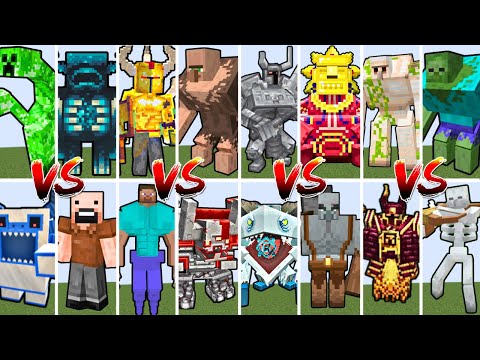 GLOBAL ALL STRONGEST BOSSES TOURNAMENT | Minecraft Mob Battle