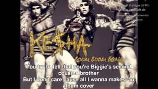 Ke$ha - Boom Boom Bang [ Lyrics on Screen ]