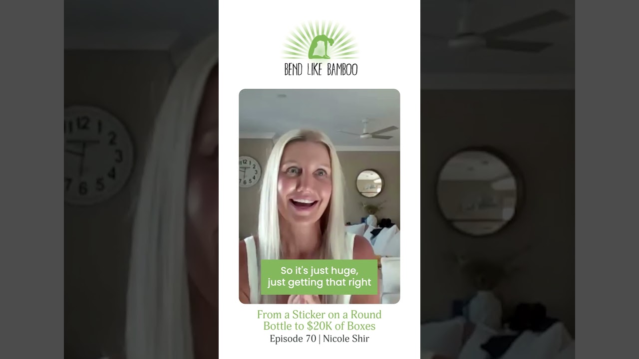 From a Sticker on a Round Bottle to $20K of Boxes | BLB Podcast with Nicole Shir Episode 70