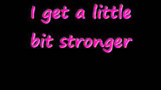 A Little Bit Stronger- Sara Evans (Lyrics)