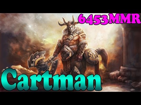 Dota 2 - Cartman 6453 MMR Plays Centaur Warrunner Vol 1# - Ranked Match Gameplay!