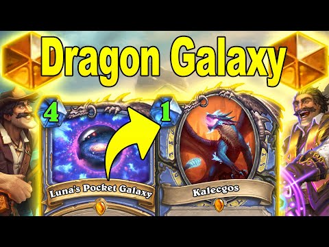 Turn 4 Luna's Pocket Galaxy Is Insane! Highlander Dragon Mage At Festival of Legends | Hearthstone
