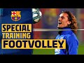 Who are the FOOTVOLLEY kings of Barça?