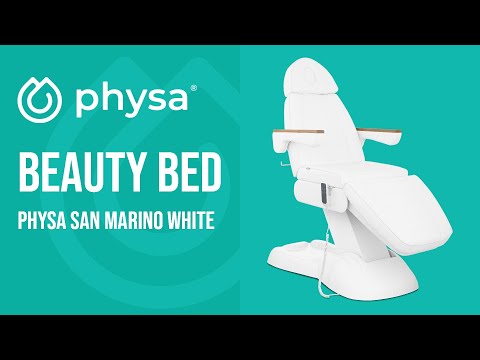 video - Electric Beauty Bed - 3 motors - 300 W - 203 x 62 x 64 - 86 cm - 150 kg - white