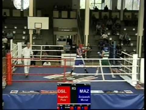 OOM 2011 ćwierćfinał waga 52kg ROGALSKI Piotr vs ŻMIJEWSKI Michał