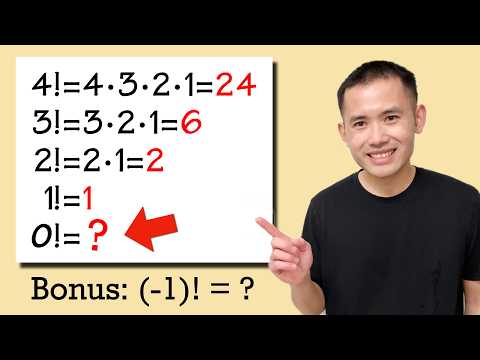 Why 0!=1? How about (-1)! = ? Reddit r/learnmath, zero factorial vs negative factorial