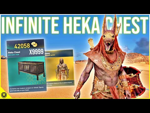 Infinite HEKA CHEST & Money Farm- AC Origins
