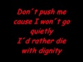 Bullet for my Valentine Dignity lyrics