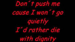 Bullet for my Valentine Dignity lyrics