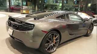 Grey McLaren MP4-12C in McLaren Beverly Hills
