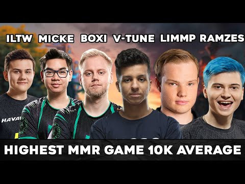 Highest MMR Game of 2020 - 10k MMR Average Dota 2