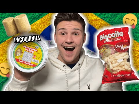BRITISH GUY TRIES FAMOUS BRAZILIAN SNACKS !