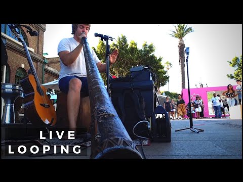 One man band composes a song live in 10 minutes using a Boss RC-505 Loop Station