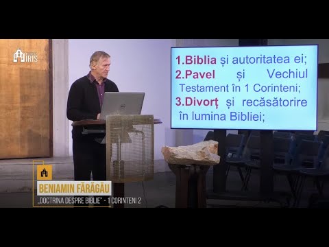 Doctrina Bibliei 1 Corinteni 2 | Studiu de Luni seara, Biserica Iris 19.10.2020